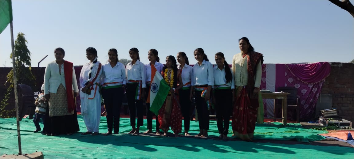 College Celebrations with Principal and Teachers